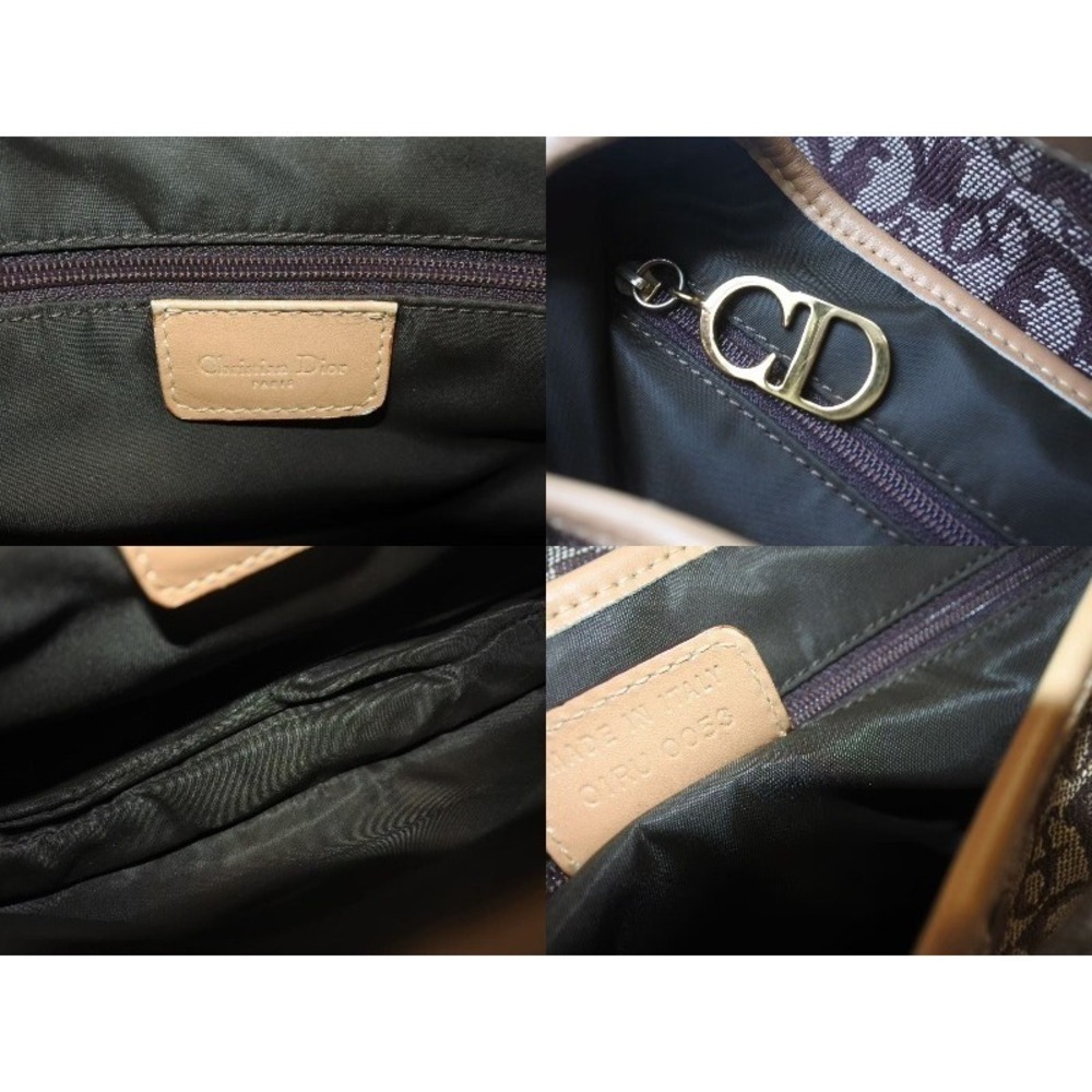 Christian Dior Trotter Double Saddle Brown One Shoulder Hobo Bag Galliano - Picture 10 of 10